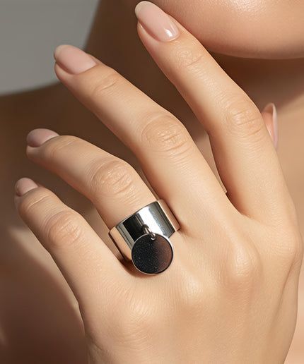 Bague à pampille