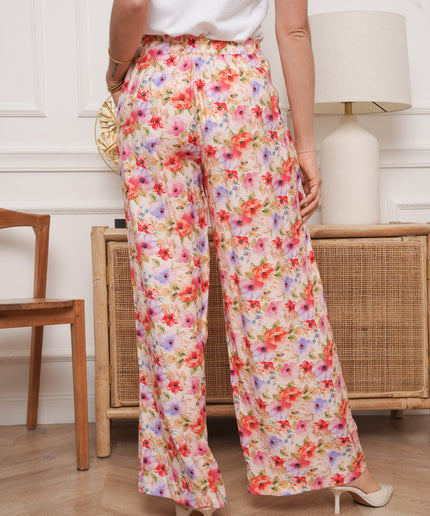 Pantalon fleuri