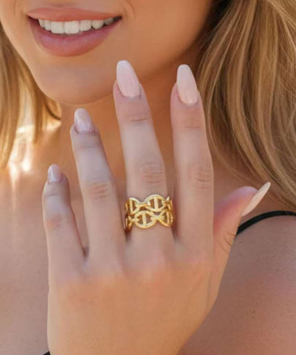 Bague - ovales ajourés