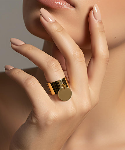 Bague à pampille